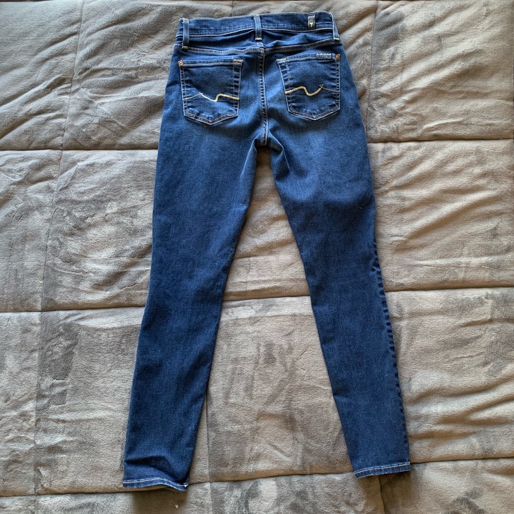 7 For All Mankind cropped Gwenevere skinny jean 26 - Picture 2 of 8